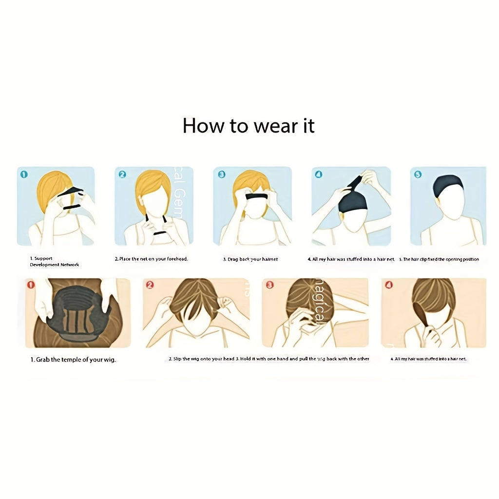 22 Inch Brown Layered Straight Wig with Middle Part Natural Look Synthetic Hair Wig for Women, Soft & Lightweight, Daily Or Party Use