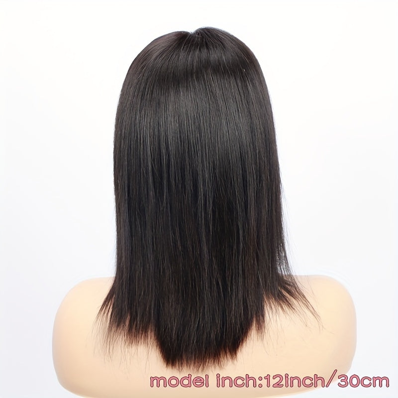 Transparent Lace Frontal Wigs for Women, Featuring a Glueless Straight Design in a 13X4 Size, Made from Human Hair for a Natural Look