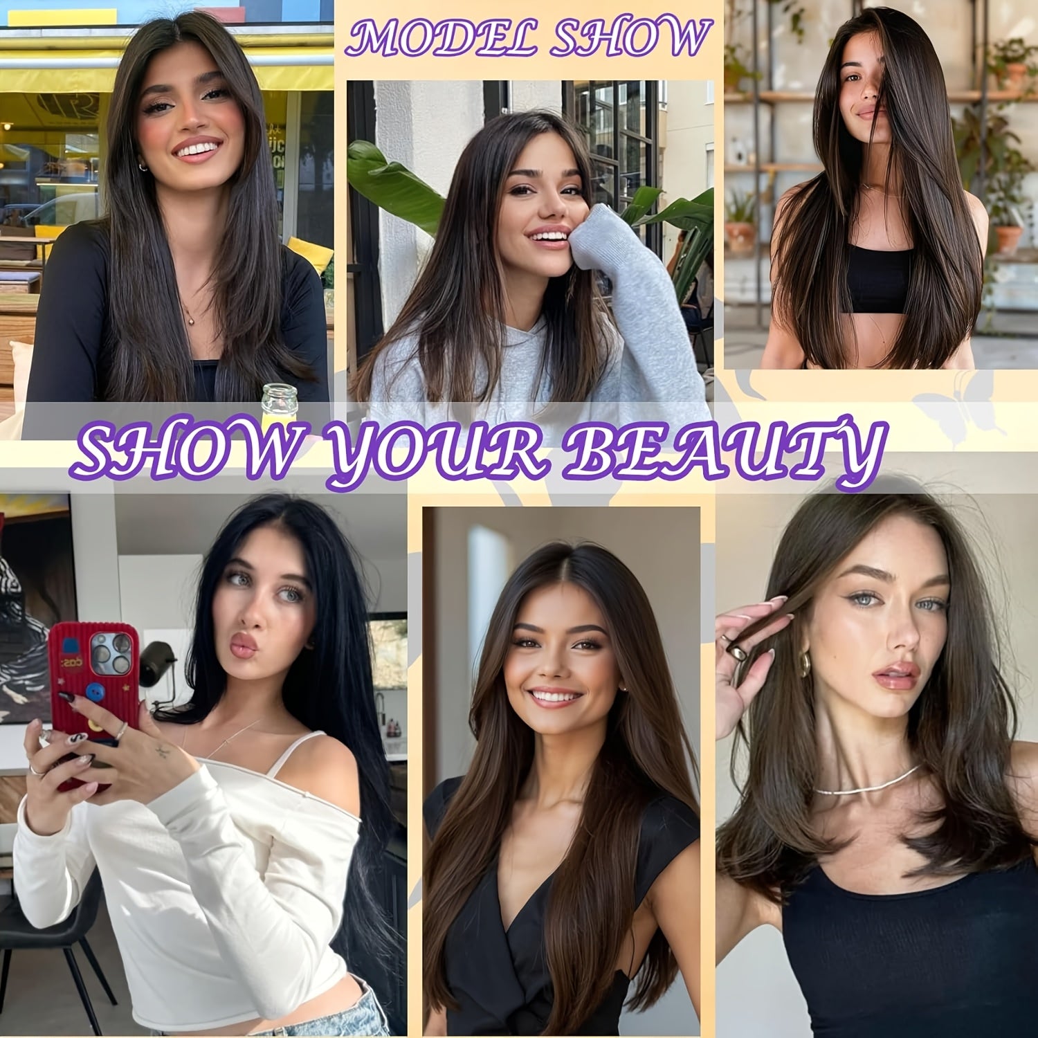 20 Inch 360° 3D Straight Hair Topper | 6\