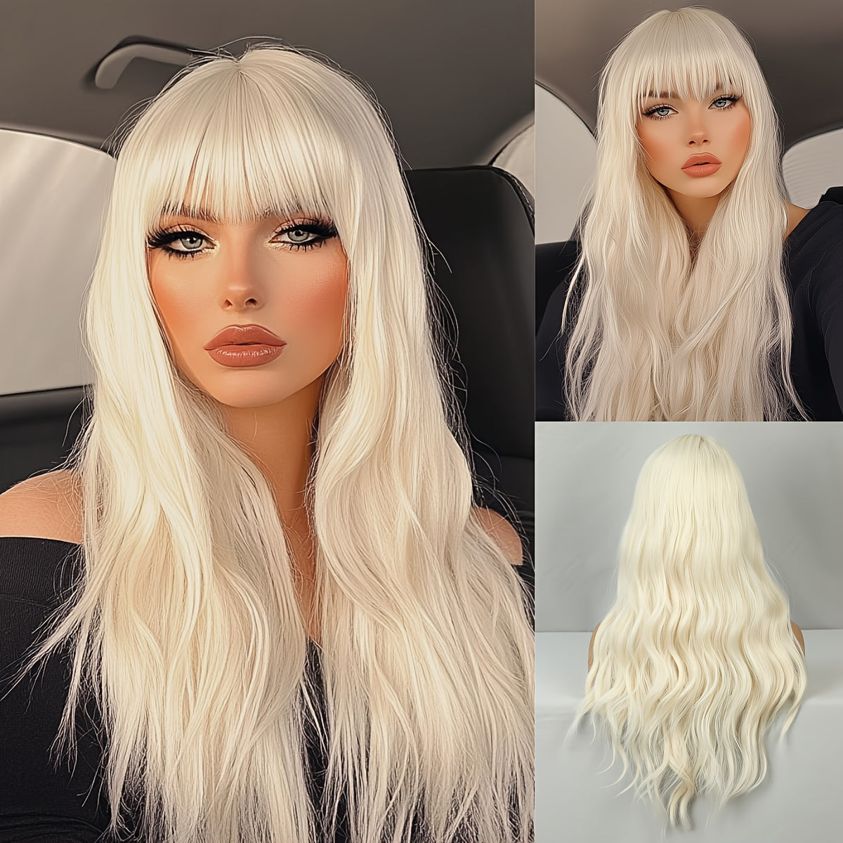 22-Inch Fashionable Synthetic Wigs That Can Withstand Heat, Suitable for Daily Wear And Special Events - Great for Newcomers, Perfect for Valentine'S Day, Mother'S Day, Birthdays, Holidays, Gatherings, And Creating Content for Social Media (Live Str
