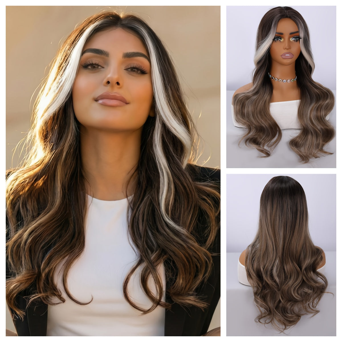 22-Inch Fashionable Synthetic Wigs That Can Withstand Heat, Suitable for Daily Wear And Special Events - Great for Newcomers, Perfect for Valentine'S Day, Mother'S Day, Birthdays, Holidays, Gatherings, And Creating Content for Social Media (Live Str