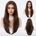 Haircube 13X6 HD Transparent Lace Front Wig, 22 Inches Long, Glueless Synthetic Hair Wig with 150% Density, Straight And Heat-Resistant Fibers Suitable for Everyday Use, Parties